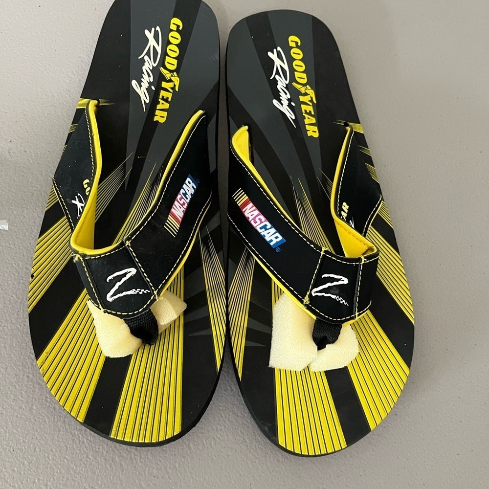 NASCAR Goodyear Racing Flip Flops